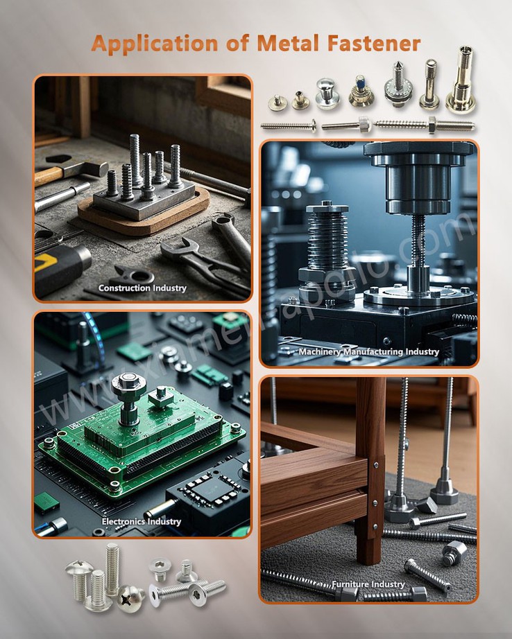 Application of Slotted Cheese-shaped Head Bolts Application of Slotted Cheese-shaped Head Bolts