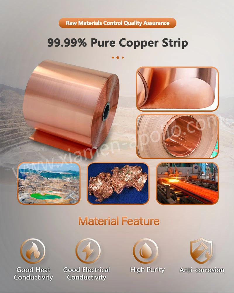 9999 Pure Copper Strip 9999 Pure Copper Strip