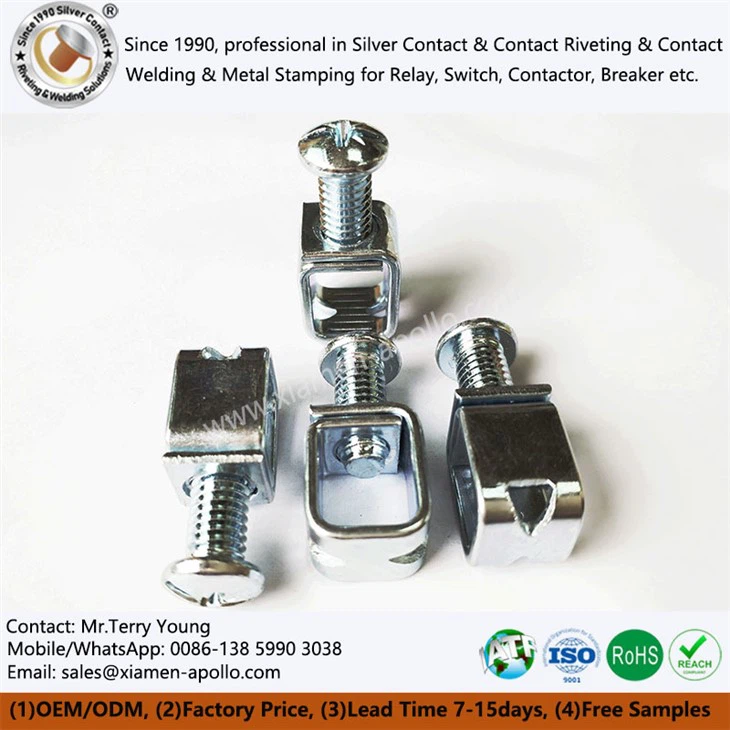 Гвинтовий затискач для клем запобіжників